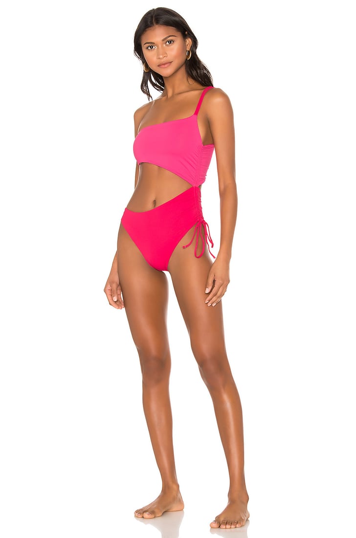 Kya It Girl Reversible One Piece In Rouge And Hot Pink Kylie Jenner 