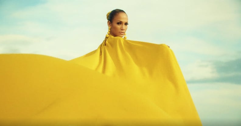 She Definitely Let the Wind Help Amp Up the Dramatic Effect of Her Outfit