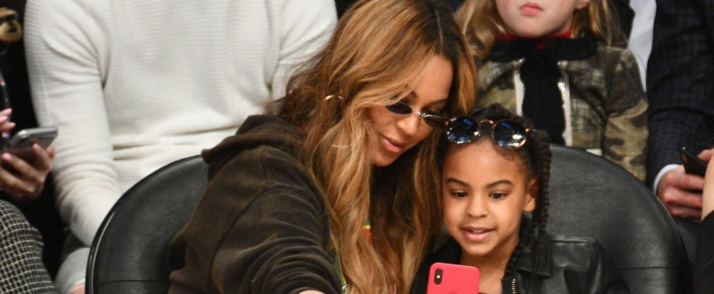 Blue Ivy Crashes Beyoncé's Icy Park Photo Shoot | Video