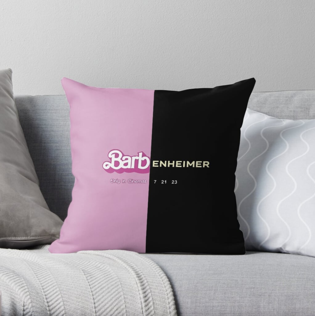 Barbenheimer Throw Pillow