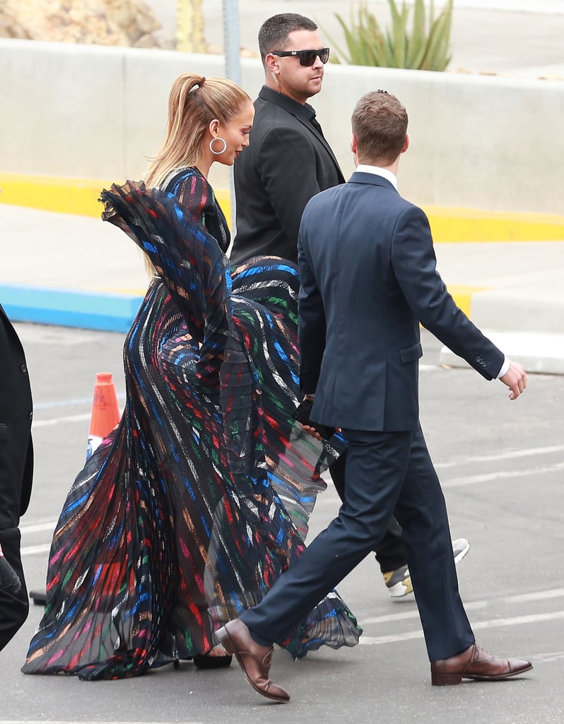 Jennifer Lopez's Blumarine Dress on American Idol 2015