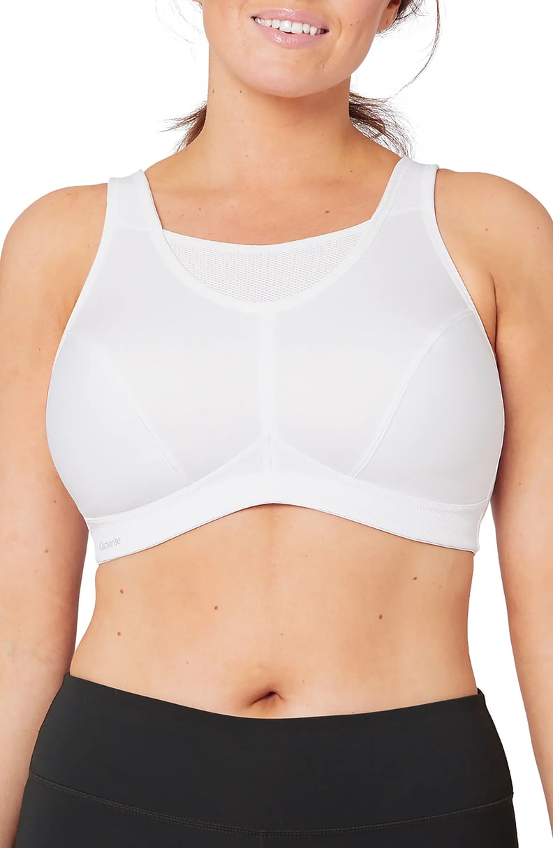 Sports Bras for Women Plus Size High Impact Resistance Full Coverage  All-Round Support for Running, White : : Fashion