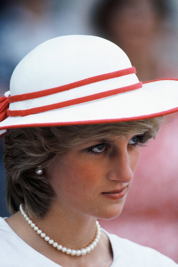 Princess Diana was photographed on her first visit to Canada in 1983.