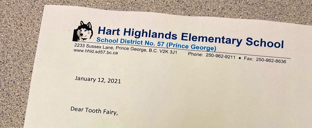 Vice Principal Writes Letter to the Tooth Fairy For Student