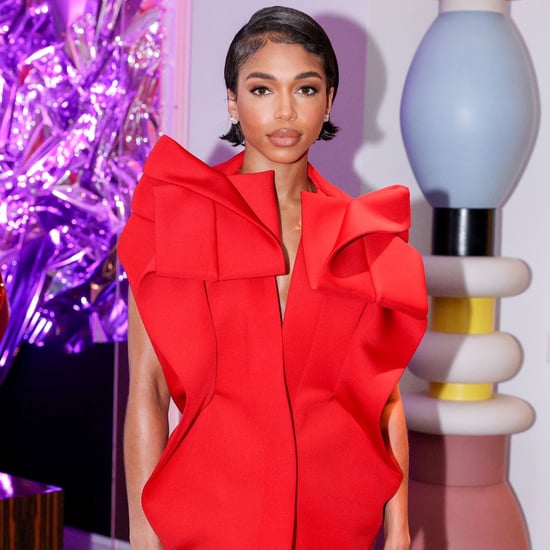 Lori Harvey Wears a Red Sukeina Dress in Paris