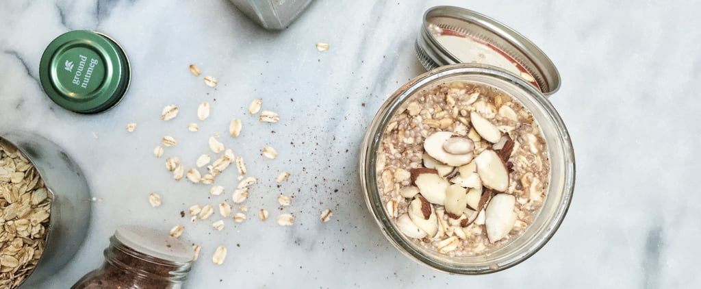 Healthy Eggnog Overnight Oats
