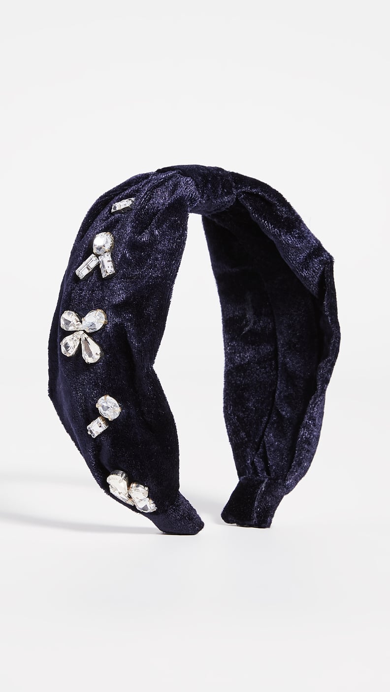 Hemant and Nandita Crystal Velvet Headband