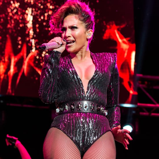 Jennifer Lopez Wears Sexy Leotard at 2015 Megaton Concert