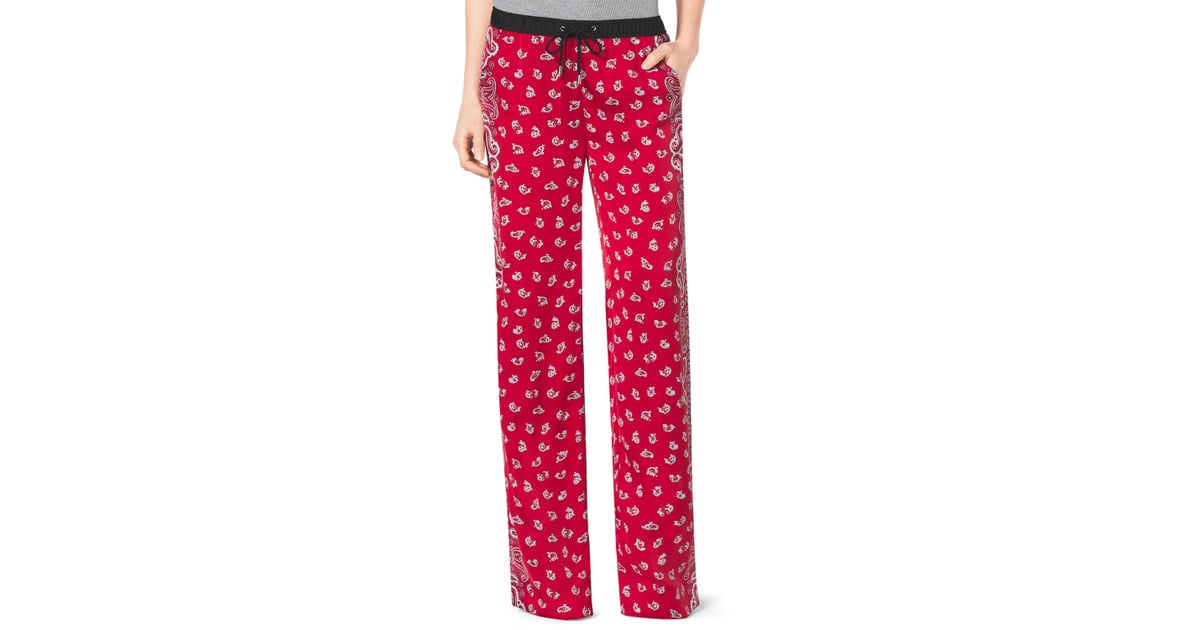 Michael Kors BandanaPrint WideLeg Pants (90) What to Wear For