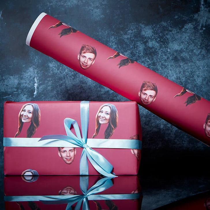 Personalised Face Wrapping Paper Fun Personalised Gifts POPSUGAR