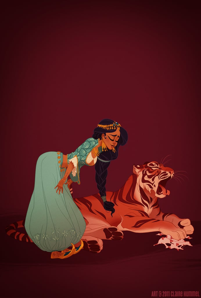 Historical Jasmine Historical Versions Of Disney Princesses By Claire Hummel Popsugar Love