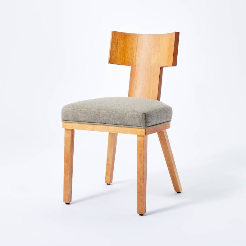 A Statement Dining Chair: Threshold x Studio McGee Salduro Sculptural Wood Dining Chair