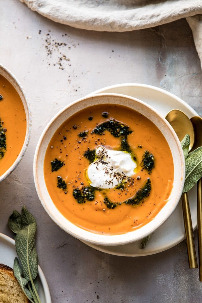 Golden Sweet Potato Soup The Best Christmas Dinner Ideas POPSUGAR