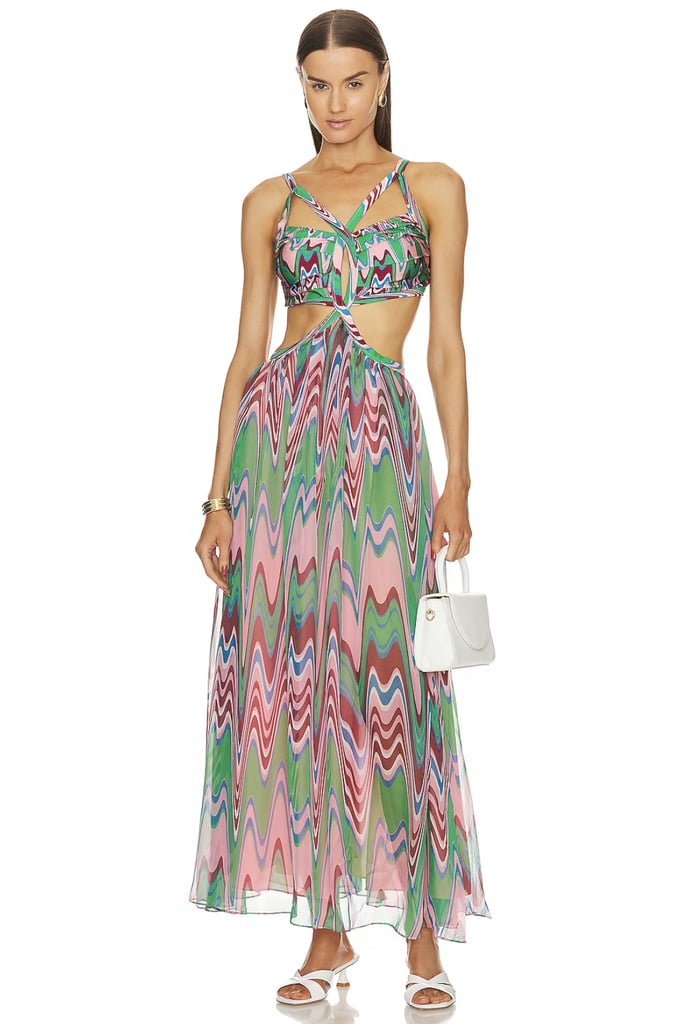 What to Wear to Turks and Caicos: Cutout Maxi Dress