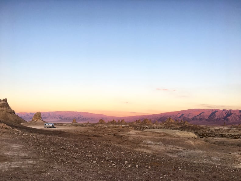 Here's a Cool Picture From Their Journey to Trona Pinnacles in California