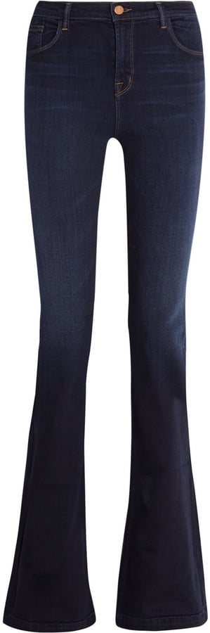 J Brand Maria High-Rise Flared Jeans ($250)