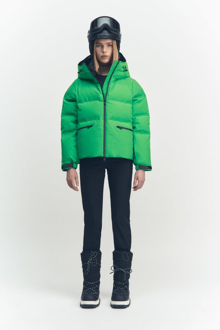 Zara Windproof and Waterproof Down Coat | Best Ski Clothes For Women ...