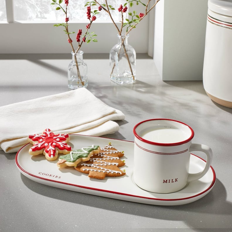 For Cookies: Hearth & Hand with Magnolia Stoneware Milk & Cookies Plate Set