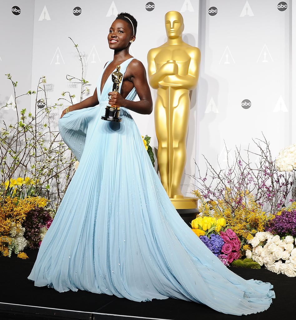 Lupita Nyong'o Dress Spins on the Red Carpet