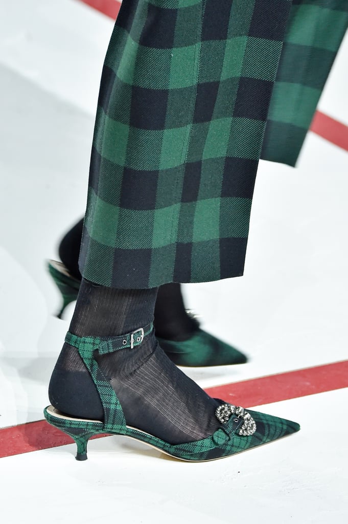 dior plaid shoes