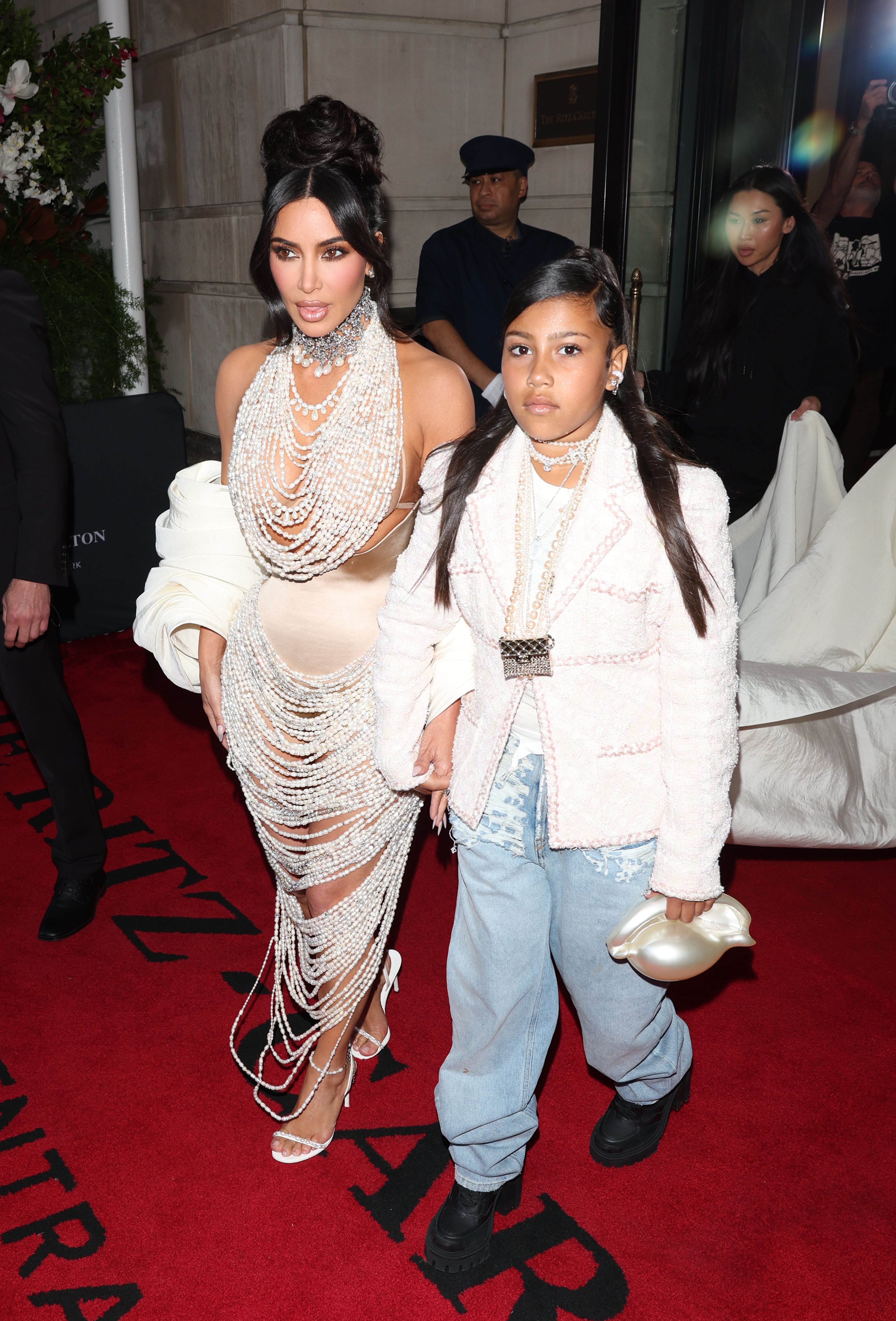 North West's Chanel Tweed Jacket and Jeans at Met Gala 2023