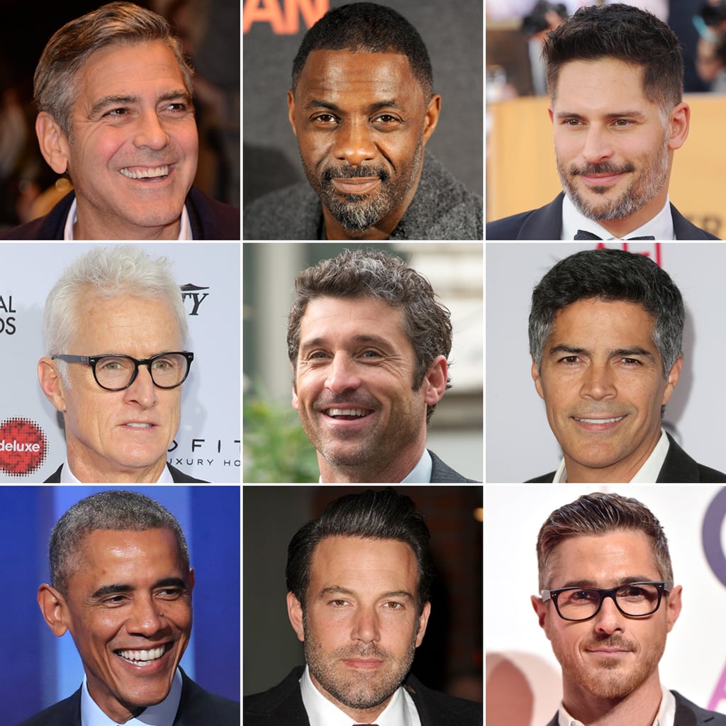 Hot Celebrities With Gray Hair