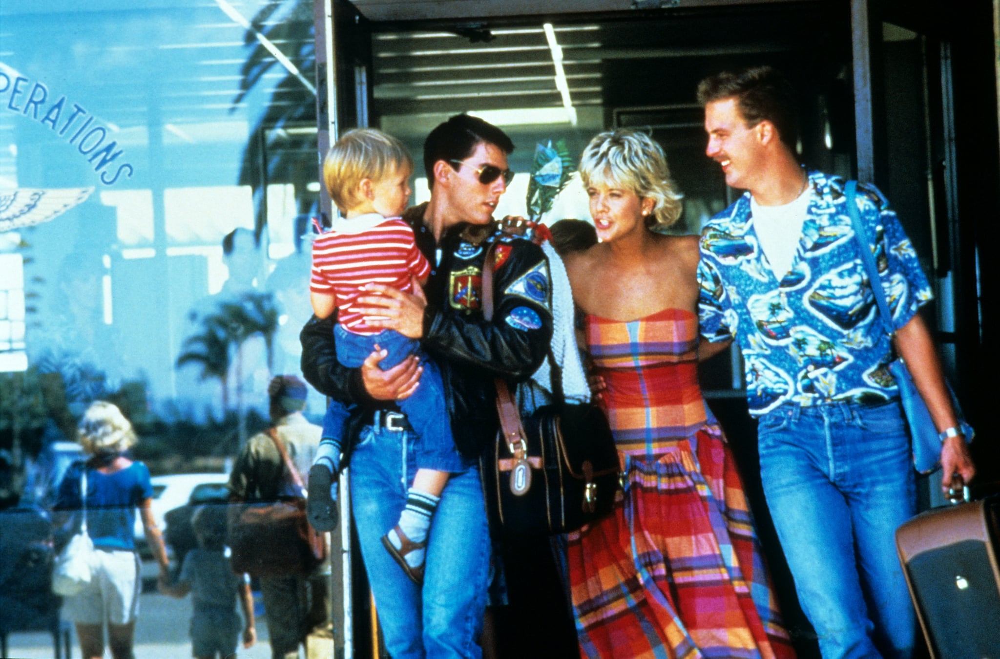 TOP GUN, Tom Cruise, Meg Ryan, Anthony Edwards, 1986