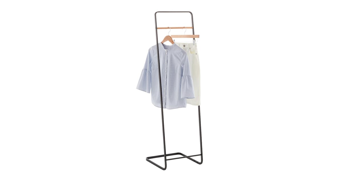 Yamazaki Black Freestanding Clothes Rack Out Of Closet Space These 16 Clothing Racks Are As Stylish As They Are Useful Popsugar Fashion Photo 14