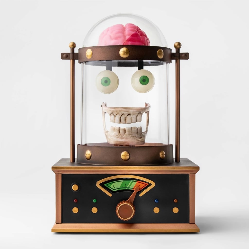 Animated Taking Skull in Cloche Halloween