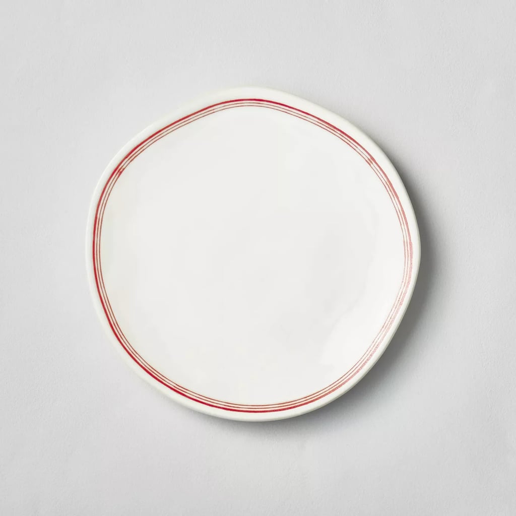 Border Stripes Stoneware Salad Plate