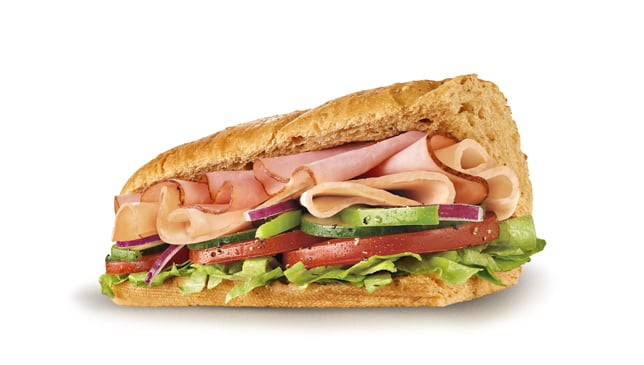 Turkey Breast and Ham Sandwich