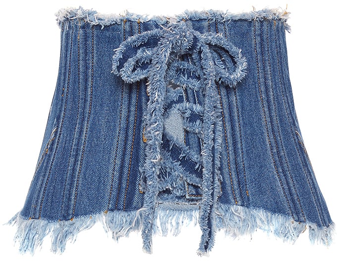 Philosophy di Lorenzo Serafini Denim Corset Belt