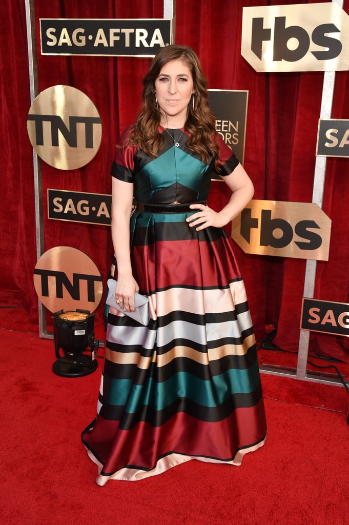 Celebrities Wearing Stripes at the SAG Awards 2017 POPSUGAR Fashion