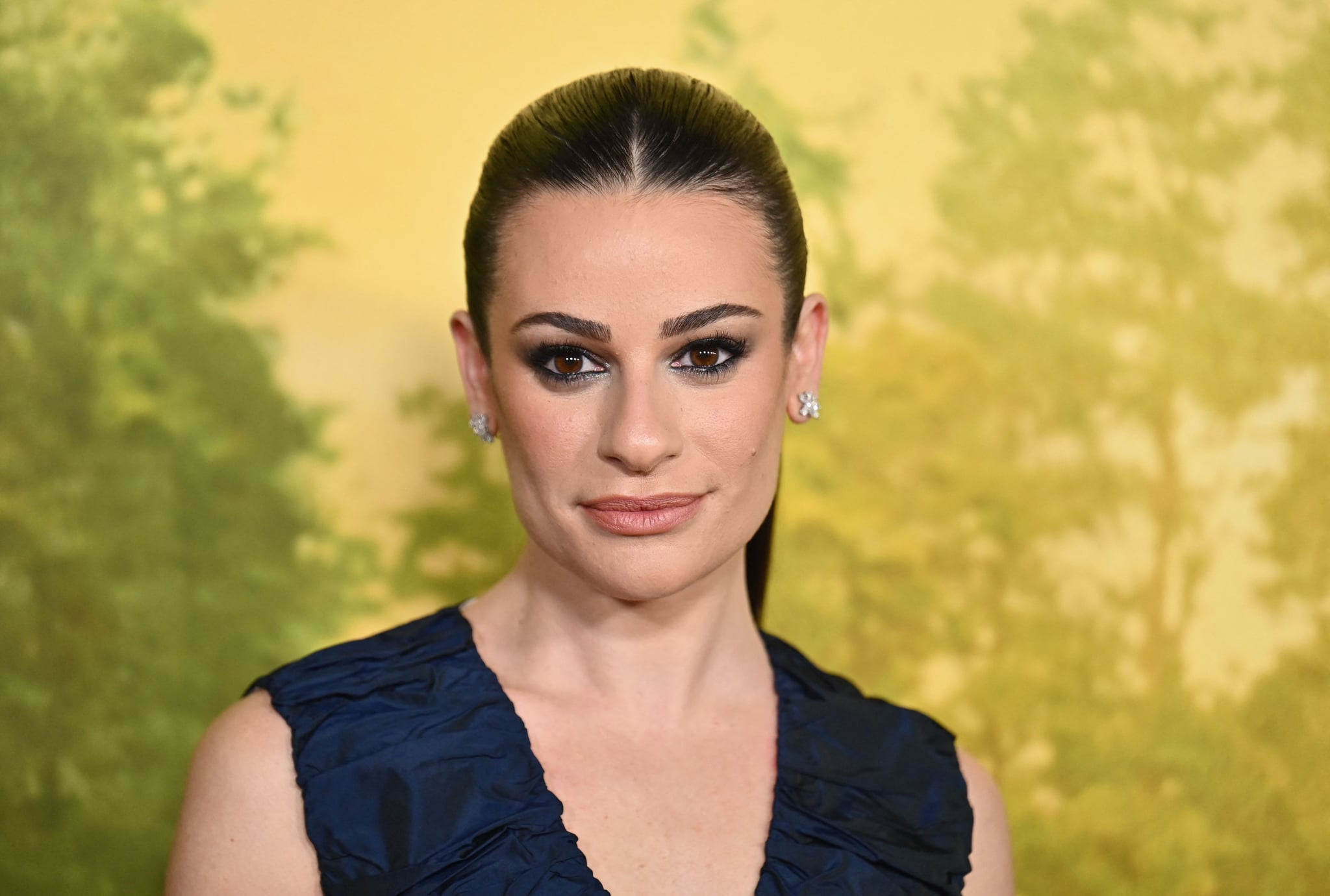 US actress Lea Michele arrives for the world premiere of Universal Pictures' 