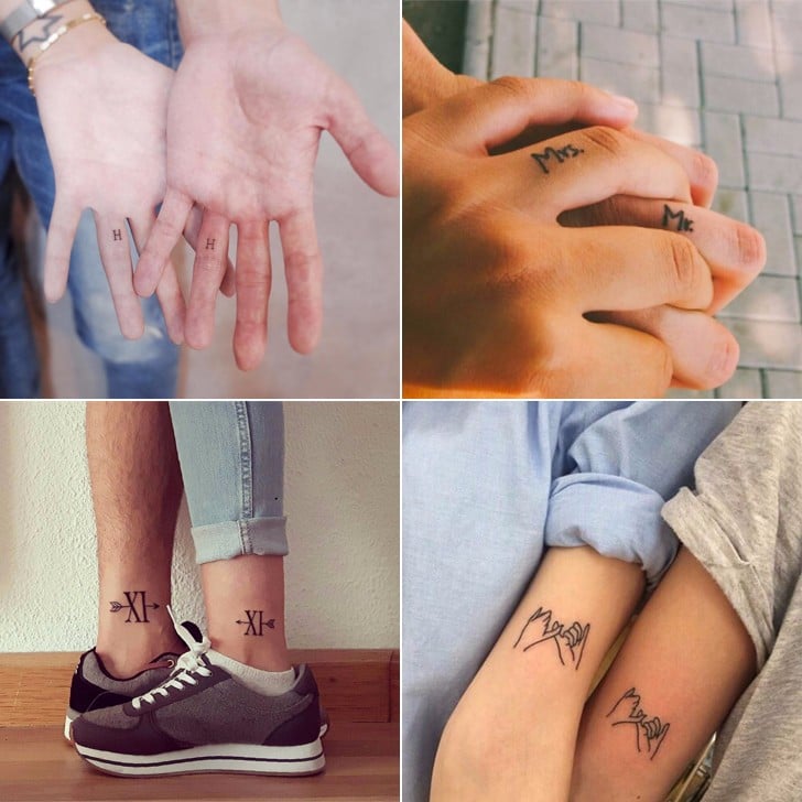 Couples wedding tattoos store