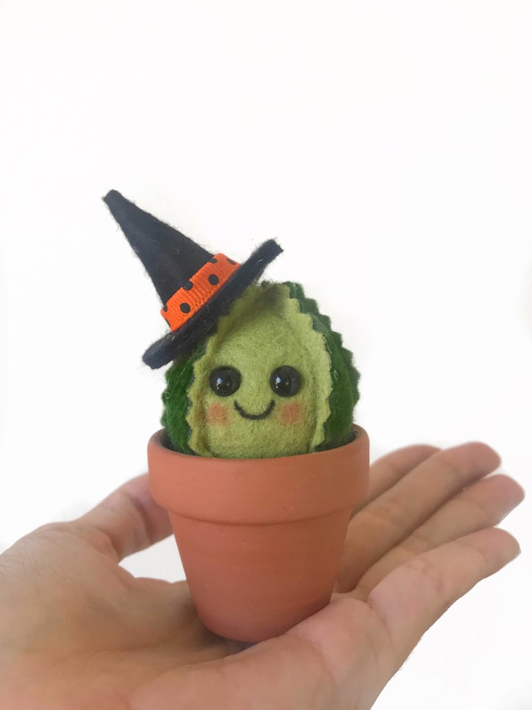 Etsy Halloween Felt Witch Cactus ($14)