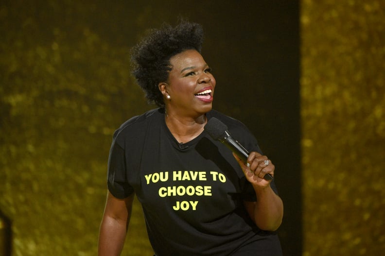 LOS ANGELES, CALIFORNIA - MAY 16: Host Leslie Jones speaks onstage during the 2021 MTV Movie & TV Awards at the Hollywood Palladium on May 16, 2021 in Los Angeles, California. (Photo by Kevin Mazur/2021 MTV Movie and TV Awards/Getty Images for MTV/ViacomC