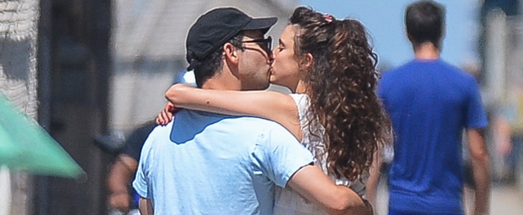 Jack Antonoff and Margaret Qualley Share a Kiss in NYC