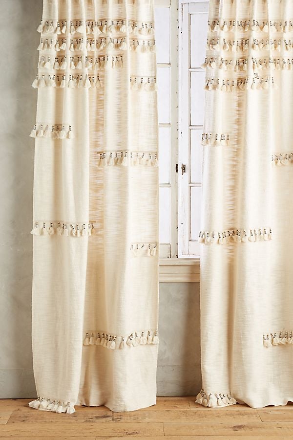 Anthropologie Milly Curtain How to Decorate a Small Apartment on a