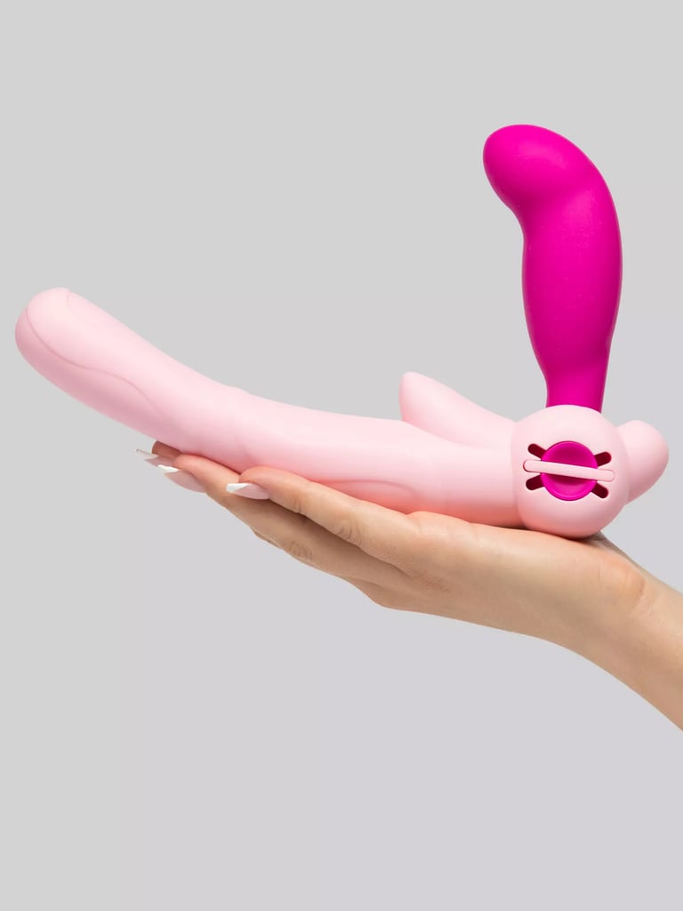 Strap-On Sex Toy: Lovehoney Double Delight Adjustable Vibrating Strapless Strap-On Dildo