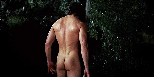 When He Is Completely Naked in the Forest