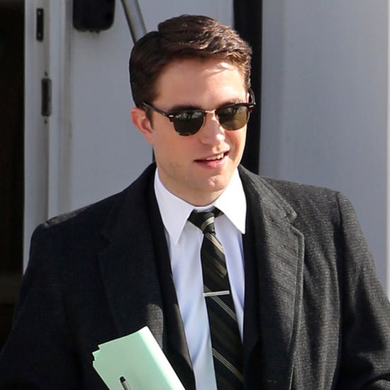 Robert Pattinson Filming Life With Black Hair