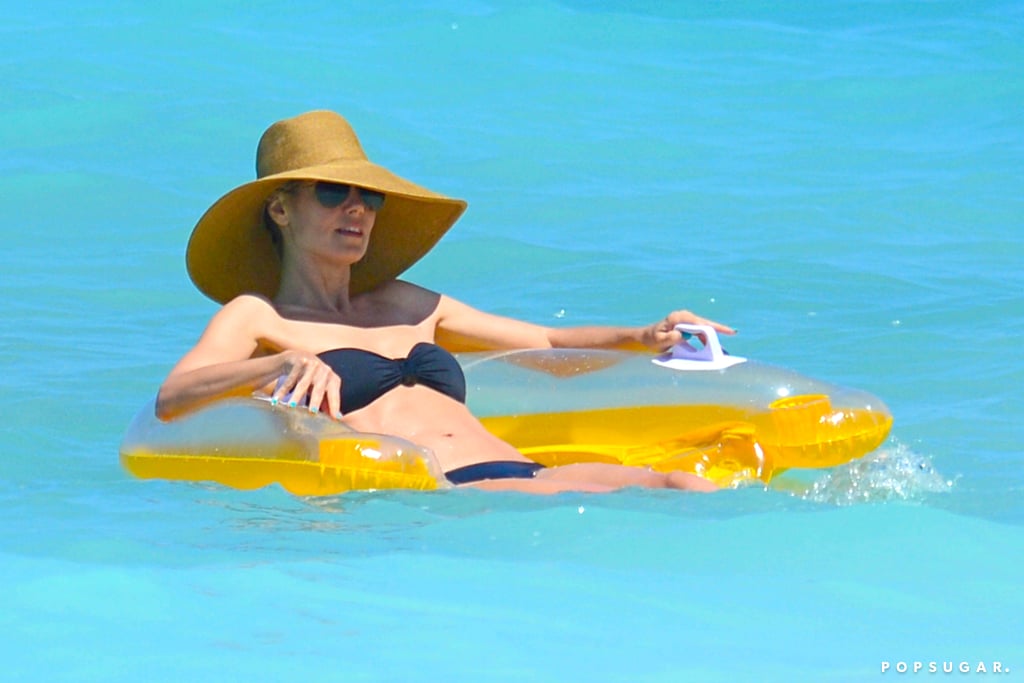 Heidi Klum in a Bikini in the Bahamas