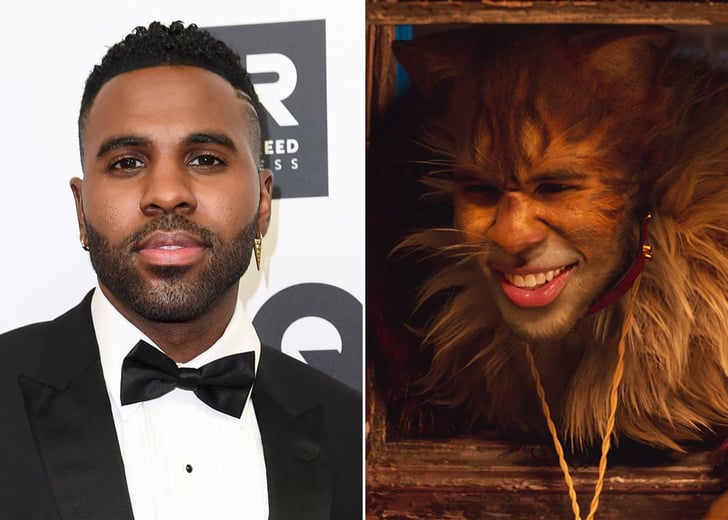 Jason Derulo as Rum Tum Tugger Cats Movie Cast Side by Side With