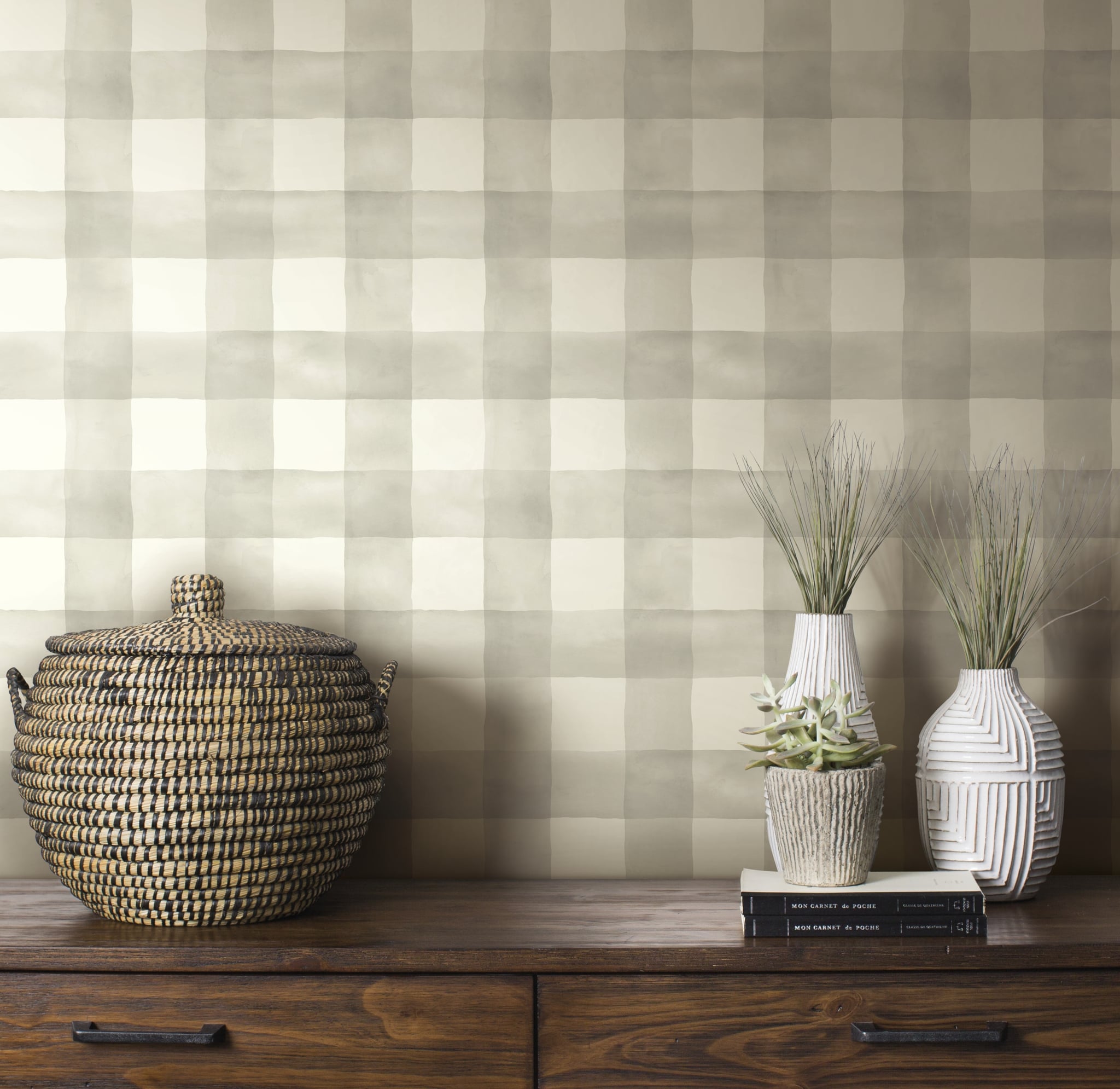 How To Get the Look of Shiplap Walls with Peel and Stick Wallpaper