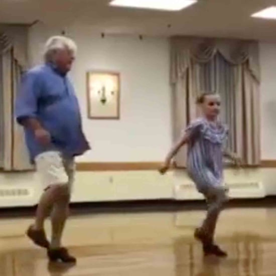Grandpa Tap Dancing With His Granddaughter