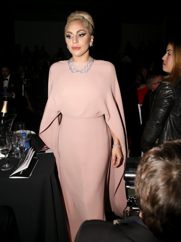Lady Gaga in Pastel Pink Valentino Gown