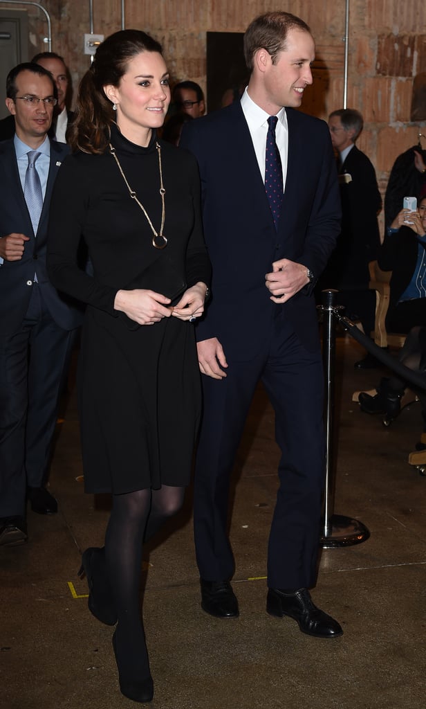 Kate Dressed For the Chill at the GREAT Reception in NYC Wearing a Seraphine Turtleneck Dress