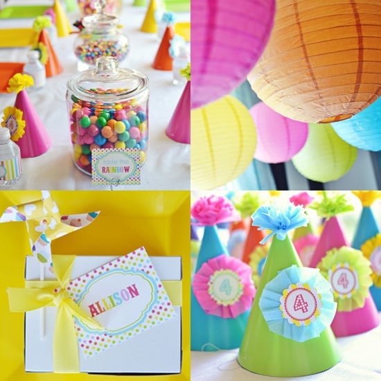A Rainbow Birthday Party Best Birthday Party Ideas For Girls