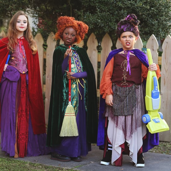 Girls Dressed Up as the Sanderson Sisters From Hocus Pocus
